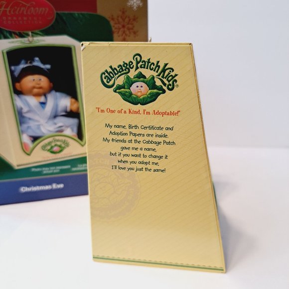 Heirloom Carlton Cards Cabbage Patch Kids Ornament Christmas Eve 2005 in box - Picture 3 of 11